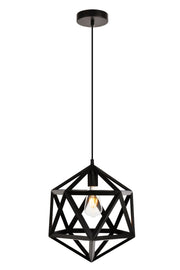 Elegant Lighting - LDPD2110 - One Light Pendant - Redmond - Black