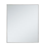 Elegant Lighting - MR43036S - Mirror - Monet - Silver