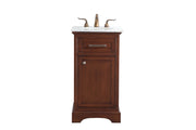 Elegant Lighting - VF15019TK - Single Bathroom Vanity Set - Americana - teak