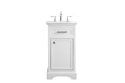 Elegant Lighting - VF15019WH - Single Bathroom Vanity Set - Americana - white