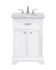 Elegant Lighting - VF15024WH - Single Bathroom Vanity Set - Americana - white