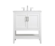 Elegant Lighting - VF16030WH - Single Bathroom Vanity - Aubrey - White