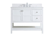 Elegant Lighting - VF16442WH-BS - Bathroom Vanity Set - Theo - White