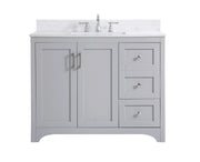 Elegant Lighting - VF17042GR-BS - Bathroom Vanity Set - Moore - Grey