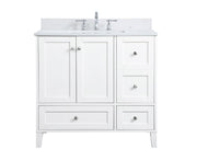 Elegant Lighting - VF18036WH-BS - Bathroom Vanity Set - sommerville - White