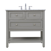 Elegant Lighting - VF27036GR - Single Bathroom Vanity Set - Metropolis - Grey