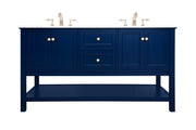 Elegant Lighting - VF27060DBL - Bathroom Vanity Set - Metropolis - Blue