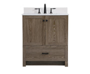 Elegant Lighting - VF2830WO-BS - Bathroom Vanity Set - Soma - weathered oak