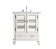 Elegant Lighting - VF30530AW - Single Bathroom Vanity - Rhodes - antique white