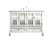 Elegant Lighting - VF30548AW - Single Bathroom Vanity - Rhodes - antique white
