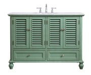 Elegant Lighting - VF30548VM - Single Bathroom Vanity - Rhodes - vintage mint
