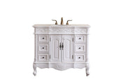 Elegant Lighting - VF38842AW - Single Bathroom Vanity Set - Oakland - antique white
