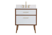 Elegant Lighting - VF41030WH-BS - Bathroom Vanity Set - Boise - White