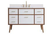 Elegant Lighting - VF41048WH-BS - Bathroom Vanity Set - Boise - White