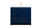 Elegant Lighting - VF46036MBL - Bathroom Vanity Set - Wyatt - Blue
