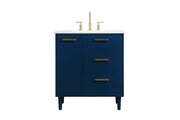 Elegant Lighting - VF47030MBL - Vanity Sink Set - Baldwin - Blue