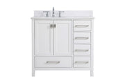 Elegant Lighting - VF18836WH-BS - Bathroom Vanity Set - Irene - White