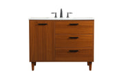 Elegant Lighting - VF47042MTK - Vanity Sink Set - Baldwin - Teak