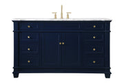 Elegant Lighting - VF50060BL - Bathroom Vanity Set - Wesley - Blue