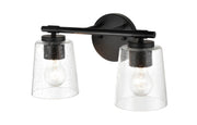 Millennium - 8112-MB - Two Light Vanity - Matte Black