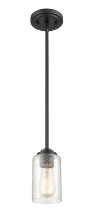 Millennium - 9601-MB - One Light Mini Pendant - Moven - Matte Black