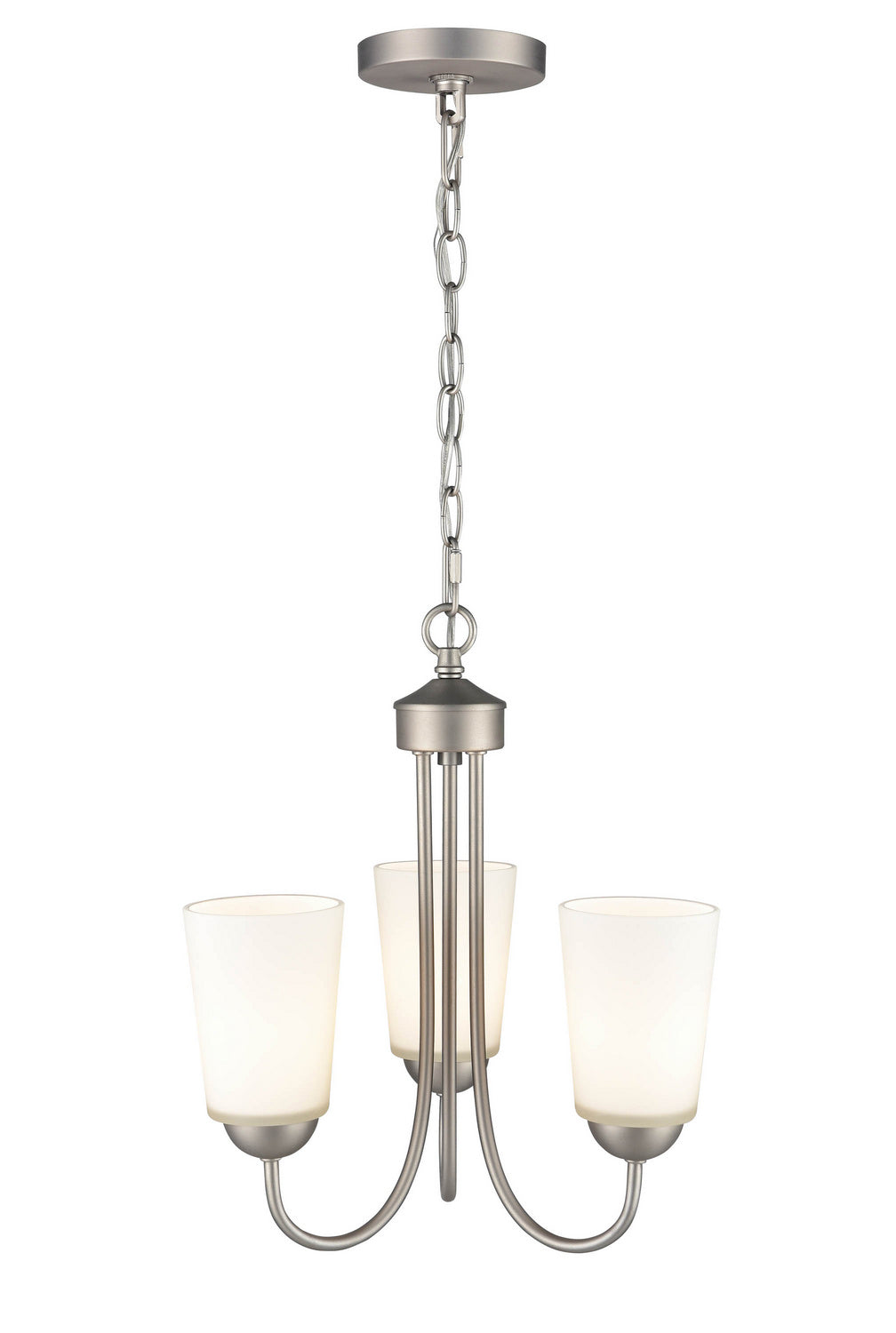 Millennium - 9803-SN - Three Light Chandelier - Ivey Lake - Satin Nickel