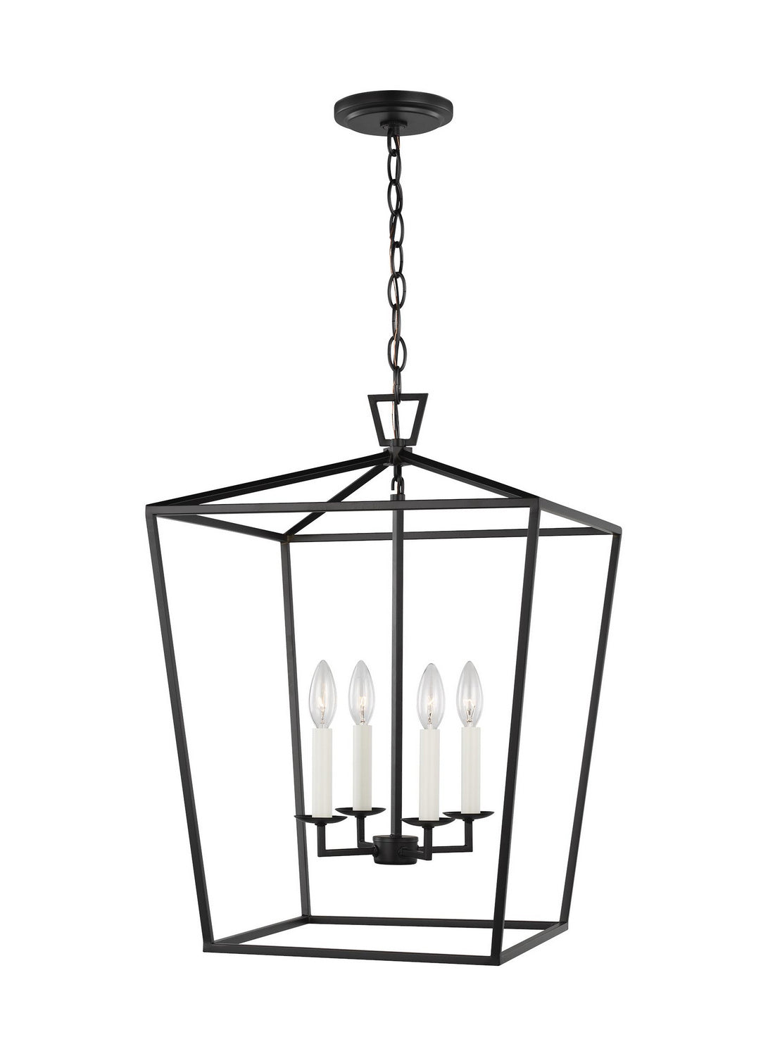 Visual Comfort Studio - 5392604-112 - Four Light Lantern - Dianna - Midnight Black