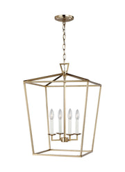 Visual Comfort Studio - 5392604-848 - Four Light Lantern - Dianna - Satin Brass