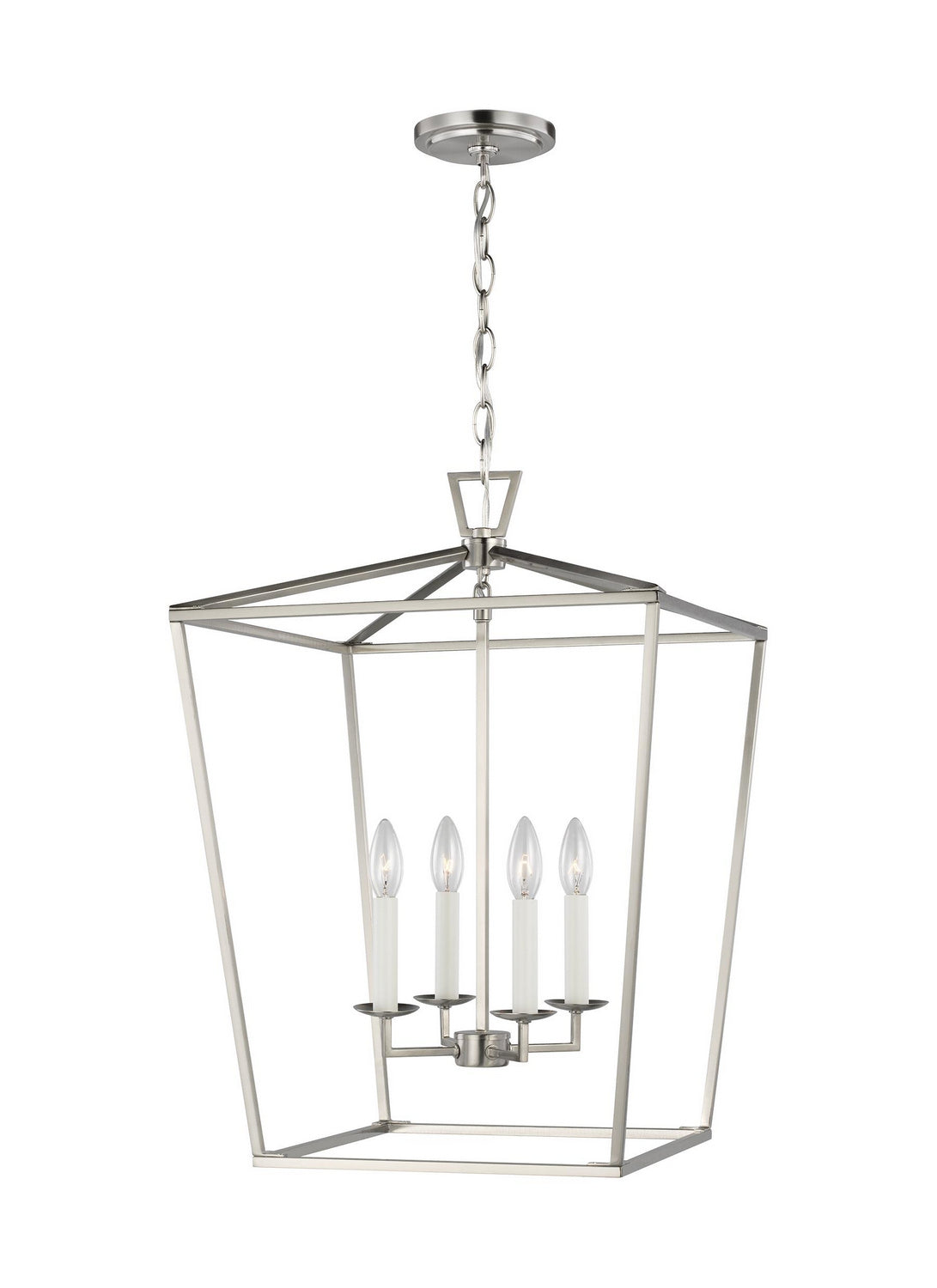 Visual Comfort Studio - 5392604-962 - Four Light Lantern - Dianna - Brushed Nickel