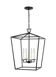 Visual Comfort Studio - 5392604EN-112 - Four Light Lantern - Dianna - Midnight Black