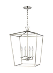 Visual Comfort Studio - 5392604EN-962 - Four Light Lantern - Dianna - Brushed Nickel