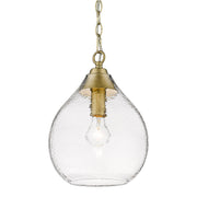 Golden - 1094-S BCB-HCG - One Light Pendant - Ariella - Brushed Champagne Brass