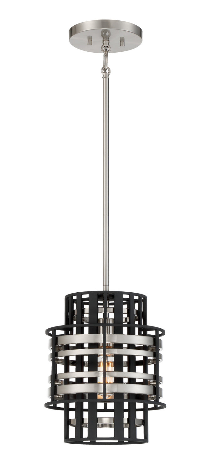 Metropolitan - N7980-420 - One Light Mini Pendant - Presten - Brushed Nickle With Sand Coal
