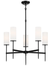 Minka-Lavery - 3845-66A - Five Light Chandelier - First Avenue - Coal