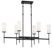 Minka-Lavery - 3846-66A - Six Light Island Pendant - First Avenue - Coal