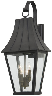 Minka-Lavery - 72783-66G - Four Light Outdoor Wall Mount - Chateau Grande - Sand Coal w/Gold