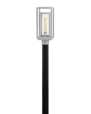 Hinkley - 1001SI-LV - LED Post Top or Pier Mount Lantern - Republic - Satin Nickel