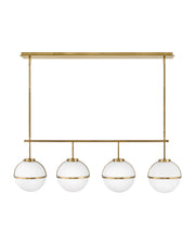 Hinkley - 39675HB - LED Linear Chandelier - Hollis - Heritage Brass