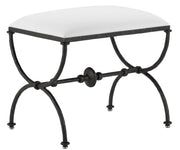 Currey and Company - 7000-0991 - Ottoman - Rustic Bronze