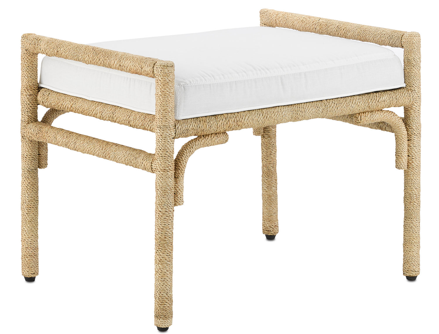 Currey and Company - 7000-1161 - Ottoman - Natural