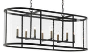 Currey and Company - 9000-0551 - Eight Light Chandelier - Antique Black