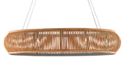 Currey and Company - 9000-0561 - Eight Light Chandelier - Natural/Hiroshi Gray