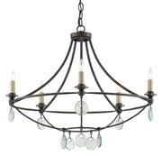 Currey and Company - 9000-0641 - Five Light Chandelier - Mayfair
