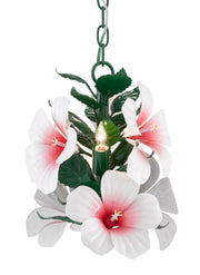 Currey and Company - 9000-0657 - Three Light Chandelier - Glossy White/Pink/Green