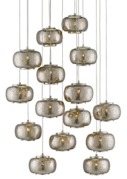 Currey and Company - 9000-0691 - 15 Light Pendant - Nickel