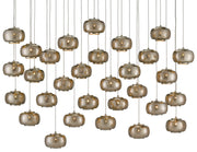 Currey and Company - 9000-0693 - 30 Light Pendant - Nickel