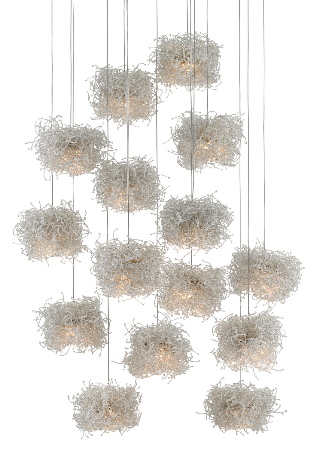 Currey and Company - 9000-0698 - 15 Light Pendant - Clear