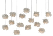 Currey and Company - 9000-0699 - 15 Light Pendant - Clear