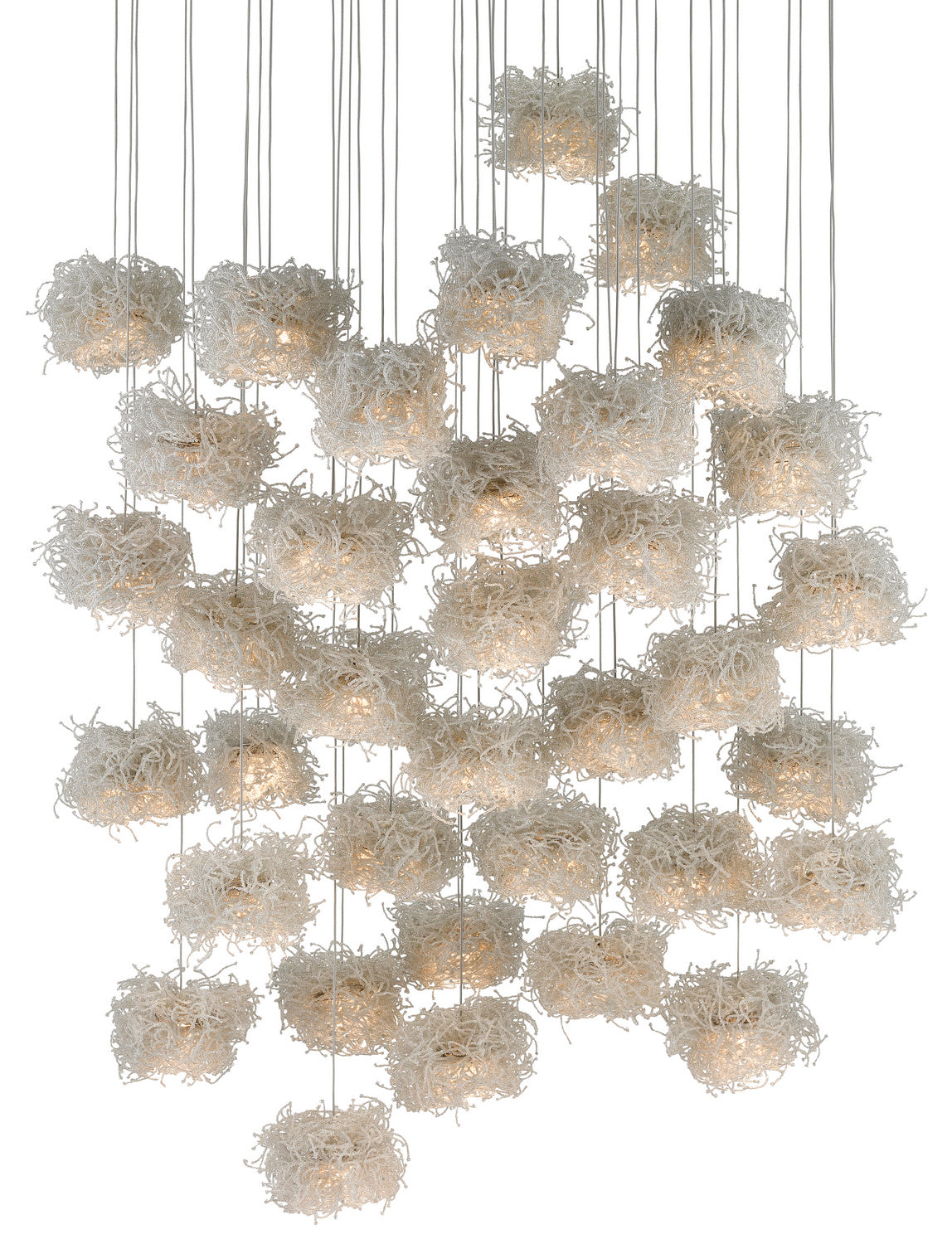 Currey and Company - 9000-0701 - 36 Light Pendant - Clear