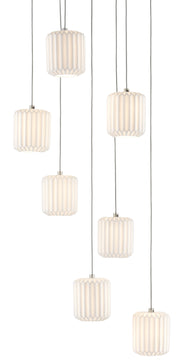 Currey and Company - 9000-0711 - Seven Light Pendant - White